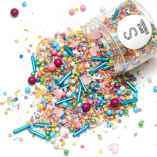 CONFETTI BLAST SUPER STREUSSEL SPRINKLES 90GR
