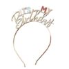 IT'S MY BIRTHDAY METAL HEADBAND ROSE GOLD - Image 2