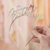 IT'S MY BIRTHDAY METAL HEADBAND ROSE GOLD