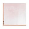 REACTIVE GLAZE PINK WATERCOLOUR AND ROSE GOLD NAPKINS - Image 2