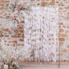 LEAF RIBBON BACKDROP PINK