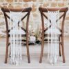 MACRAME WEDDING CHAIR DECORATIONS 30XH65CM
