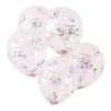 FLORAL CONFETTI HAPPY BIRTHDAY BALLOONS - Image 2