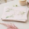 NAPKINS HAPPY BIRTHDAY FLORAL PINK 16.5X16.5CM 16PCS - Image 2