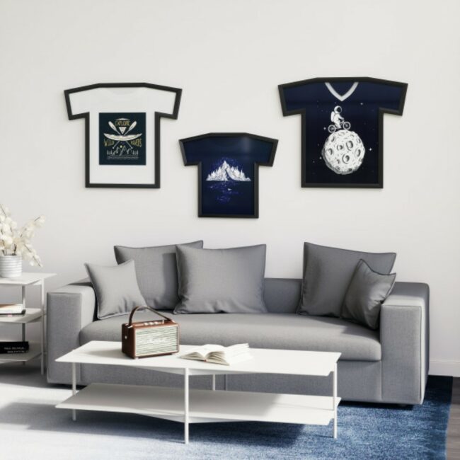 T-SHIRT FRAME DISPLAY MEDIUM BLACK 73.66XH63.50CM - Image 4