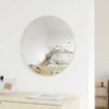 CONVEXA WALL MIRROR BRASS GOLD 59X59X6CM - Image 3