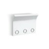 MAGNETTER ENTRYWAY ORGANIZER WHITE 20X15X5CM