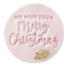 WE WISH YOU A MERRY CHRISTMAS EMBOSSER STAMP