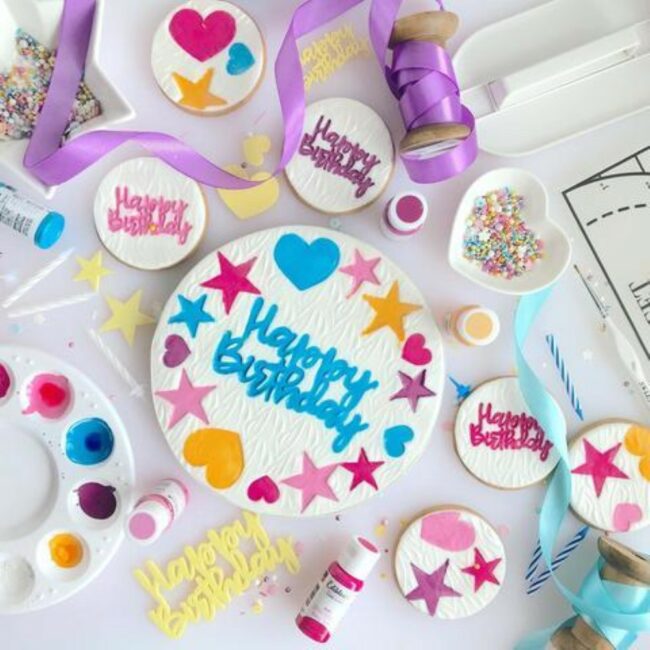 HAPPY BIRTHDAY STAMP ELEMENTS 6PCS - Image 2