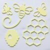 OH HONEY BEE STAMP ELEMENTS 6PCS - Image 7