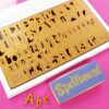 LARGE/MEDIUM SPELLBOUND STAMP SET UPPERCASE, LOWERCASE & NUMBERS