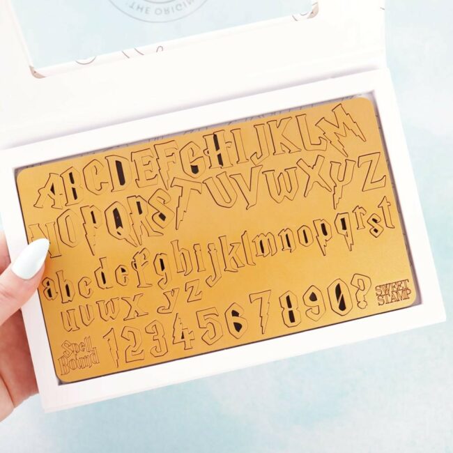 LARGE/MEDIUM SPELLBOUND STAMP SET UPPERCASE, LOWERCASE & NUMBERS - Image 6