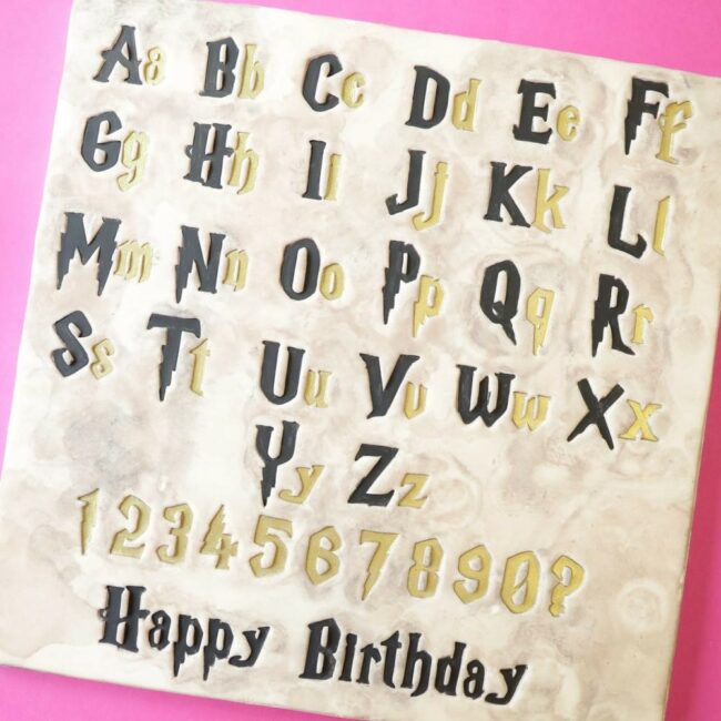 LARGE/MEDIUM SPELLBOUND STAMP SET UPPERCASE, LOWERCASE & NUMBERS - Image 3