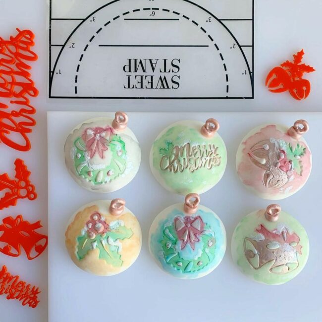 TRADITIONAL CHRISTMAS STAMPS ELEMENTS 6PCS - Image 5