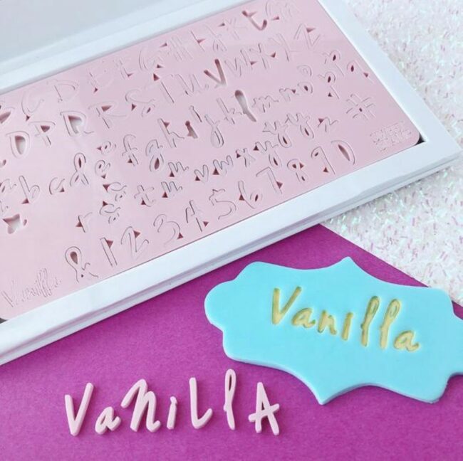 VANILLA STAMP SET UPPERCASE, LOWERCASE, NUMBERS & SYMBOLS