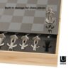 BUDDY CHESS SET NATURAL 33X33X4CM - Image 3