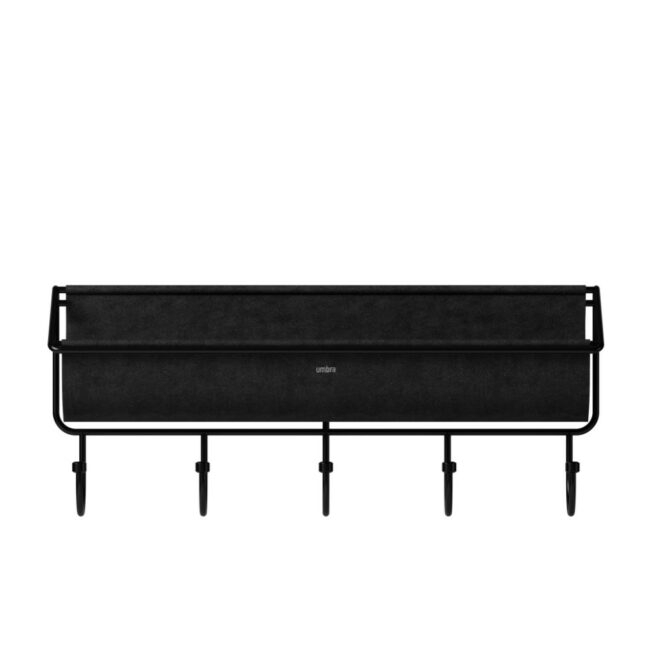HAMMOCK WALL ORGANIZER BLACK 41X17X8CM - Image 4