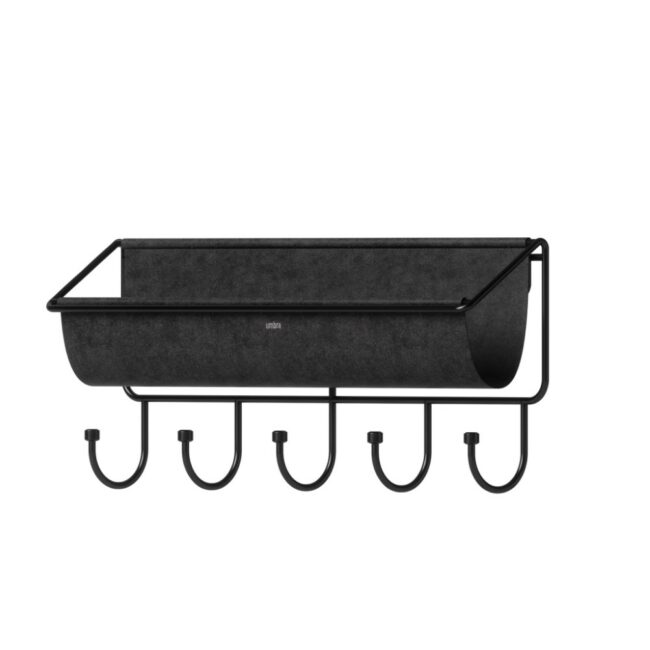 HAMMOCK WALL ORGANIZER BLACK 41X17X8CM - Image 3