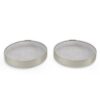 SET OF 2 PERCH SHELF NICKEL 16X16X2CM - Image 6
