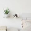 SET OF 2 PERCH SHELF NICKEL 16X16X2CM - Image 3