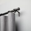 CAPPA CURTAIN ROD BRASHED BLACK 168-305XD2.5CM - Image 2