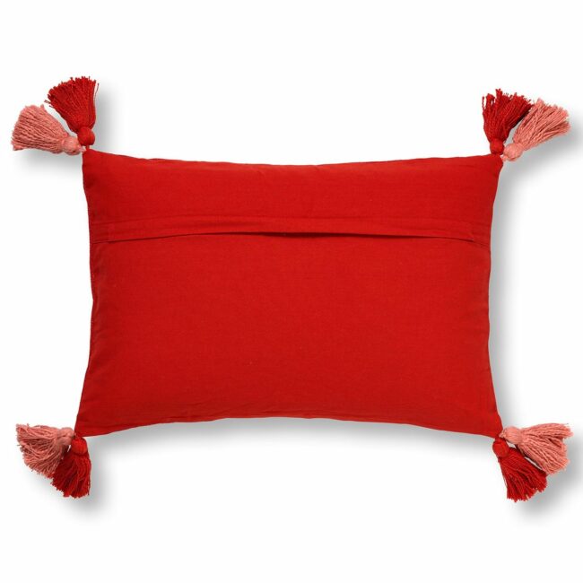 CUSHION COVER ZOLA AURORA RED 40X60CM - Image 3