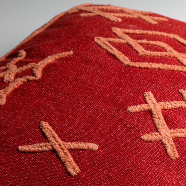 CUSHION COVER ZOLA AURORA RED 40X60CM - Image 4