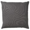 CUSHION COVER JAMES CHARCOAL GRAY 45X45CM