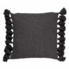CUSHION COVER RUBY CHARCOAL GRAY 45X45CM