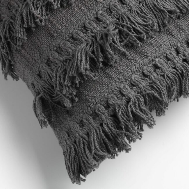 CUSHION COVER FARA CHARCOAL GRAY 40X60CM - Image 5