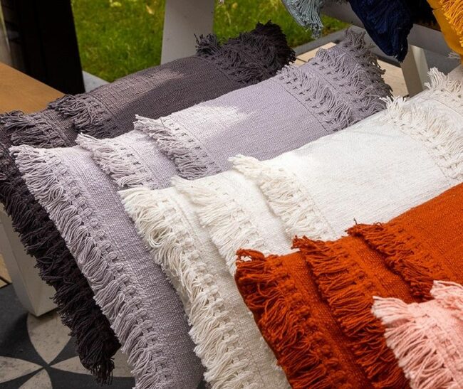 CUSHION COVER FARA CHARCOAL GRAY 40X60CM - Image 4