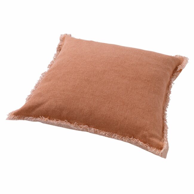 CUSHION COVER BURTO MUTED CLAY 60X60CM - Image 3