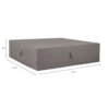 LOUNGE COVER GREY 275X275XH70CM - Image 5