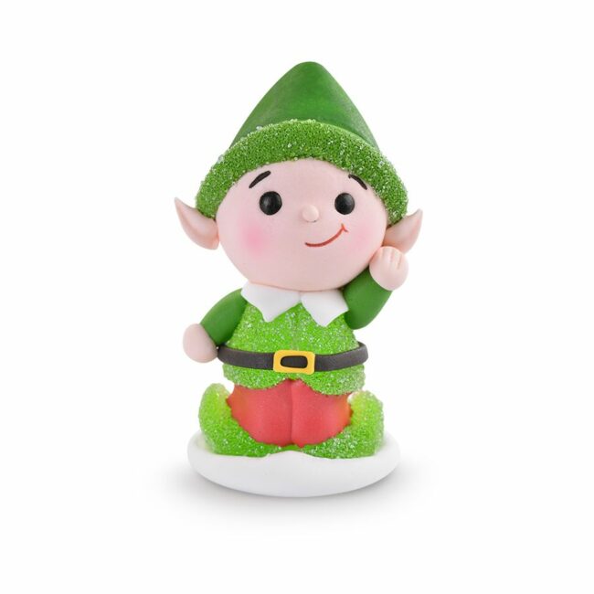 CHRISTMAS JELLY & SUGAR FIGURE SANTA, ELF, RUDOLF ASSORTED - Image 3