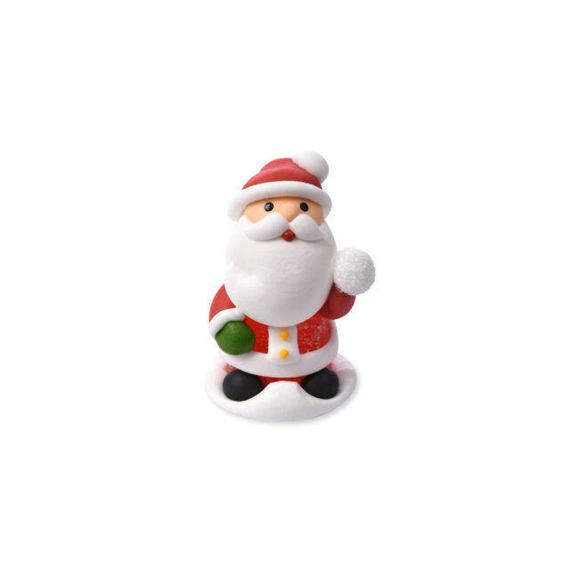 CHRISTMAS JELLY & SUGAR FIGURE SANTA ASSORTED 5.50CM - Image 3