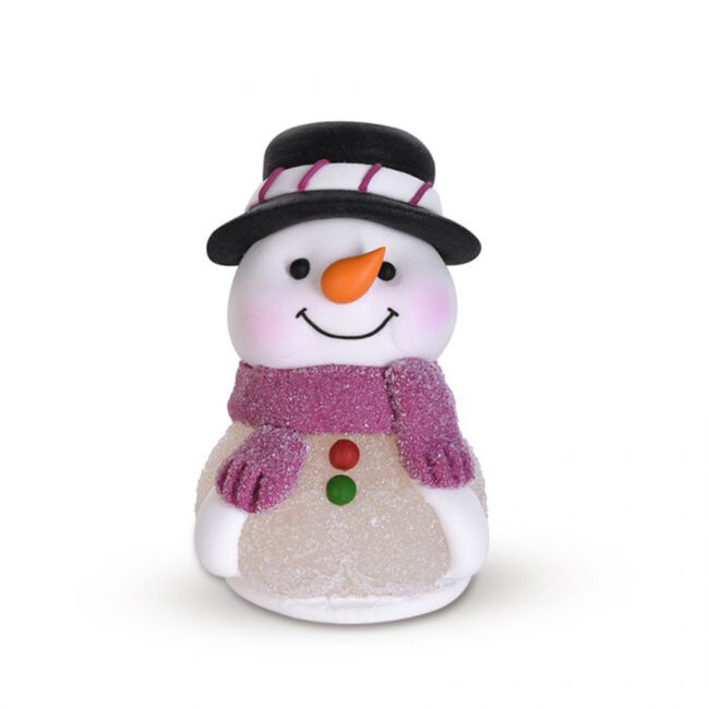 CHRISTMAS JELLY SUGAR FIGURE SNOWMAN 7.5CM