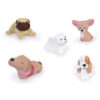 SUGAR JELLY DOGS FIGURES ASSORTED 1X1CM 35PCS