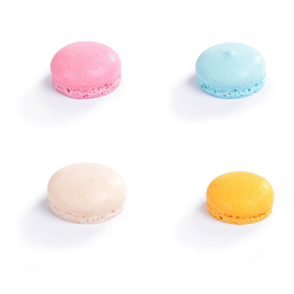 MINI MACARONS (ASS.4 COLORS) 2CM 400PCS - Pergamos