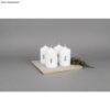 CASTING MOULD DECORATIVE PLATE WITH 4 CUTOUTS 25X25X2CM - Image 4