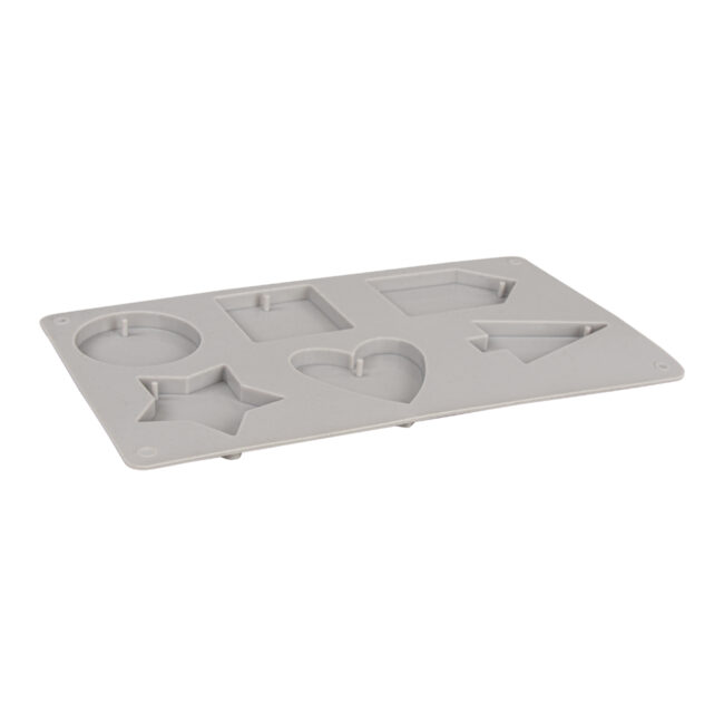 SILICONE MOULD DECORATIVE SHAPES 6 SHAPES 14.5X26X1CM - Image 3