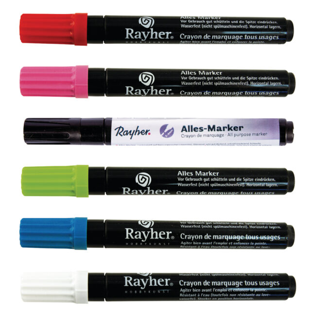 ALL PURPOSE MARKER WITH VALVE ROUND TIP 2-4MM