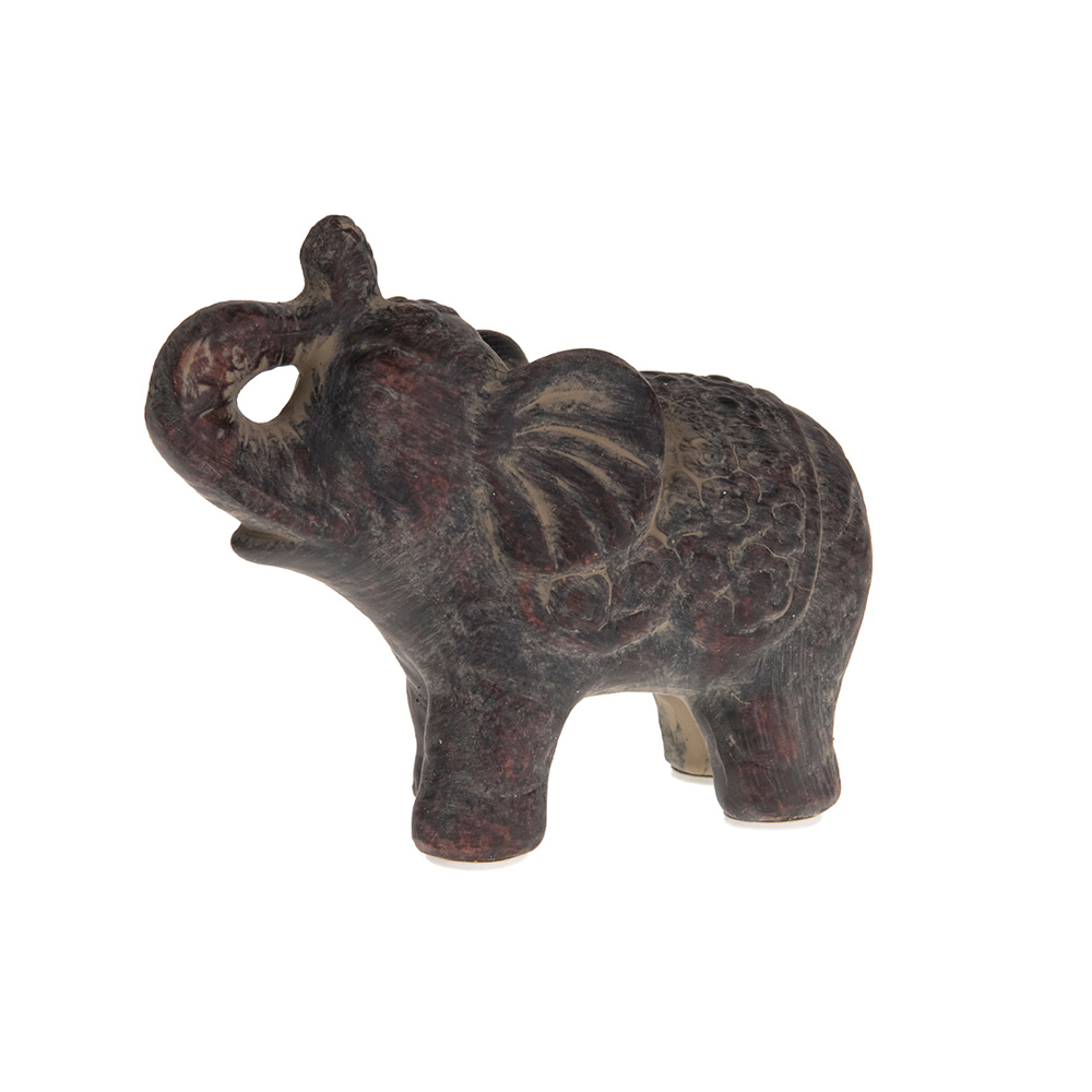 ELEPHANT DARK GREY 15.5X8X12.5CM