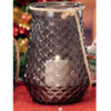 LANTERN GLASS CANDLE HOLDER ASSORTED 18X31CM
