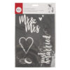 SCREEN PRINTING STENCIL WEDDING A4 (1 STENCIL & 1 SQUEEGEE SCRAPER) - Image 2