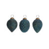 HANGER UNION GLASS BLUE ASSORTED 7,75X10CM