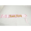 TEAM BRIDE SATIN RIBBON DOUBLE FACE PINK 10X1,54CM