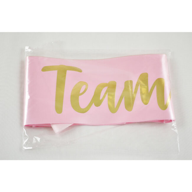 TEAM BRIDE SATIN RIBBON DOUBLE FACE PINK 10X1,54CM - Image 4