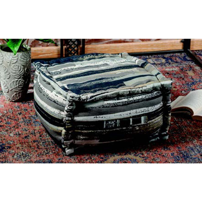 POUF SQUARE COTONE ASSORTED