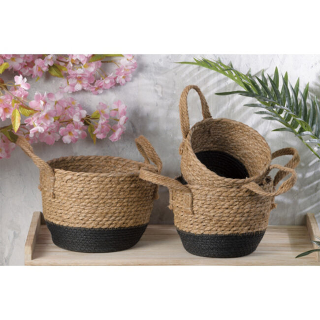 SET 3 ROUND BOX SAHA ASSORTED 17X14CM & 21X16CM & 24X18CM
