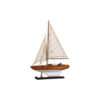 WOODEN SAILBOAT ASSORTED 25X6X36.5CM - Image 2